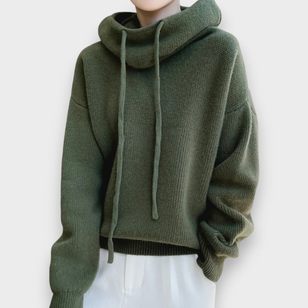 Marta | Luksuriøs Merino Uld Hoodie Elegance