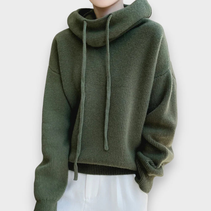 Marta | Luksuriøs Merino Uld Hoodie Elegance
