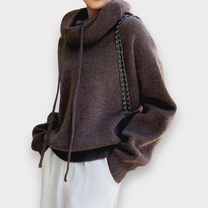 Marta | Luksuriøs Merino Uld Hoodie Elegance