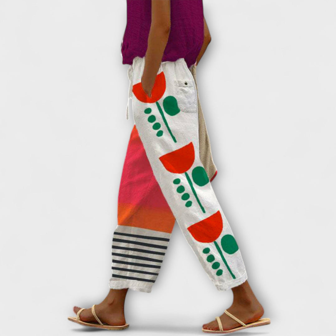 Airish – Karakteristisk Trykt Casual Button Bukser