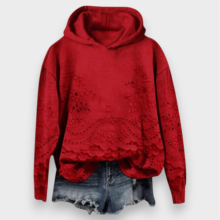 Alina | Pullover med Blonde Detaljer