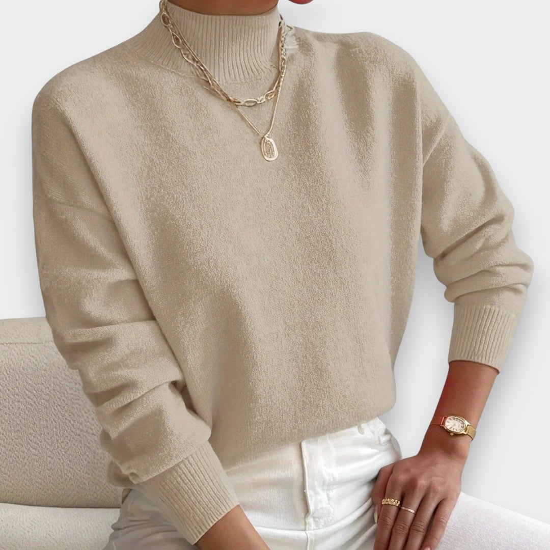 Erika | Elegant og Komfortabel Rullekrave Sweater