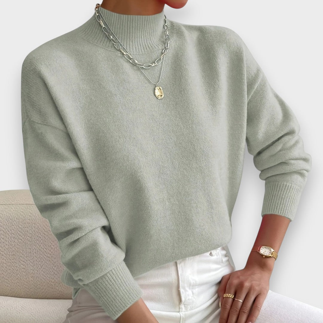 Erika | Elegant og Komfortabel Rullekrave Sweater