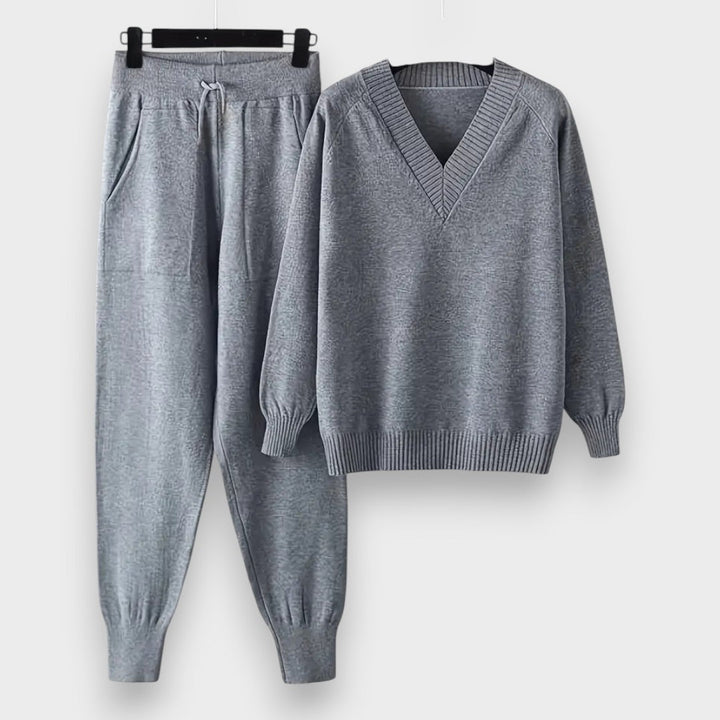 Marine | To-delt sæt med lange ærmer