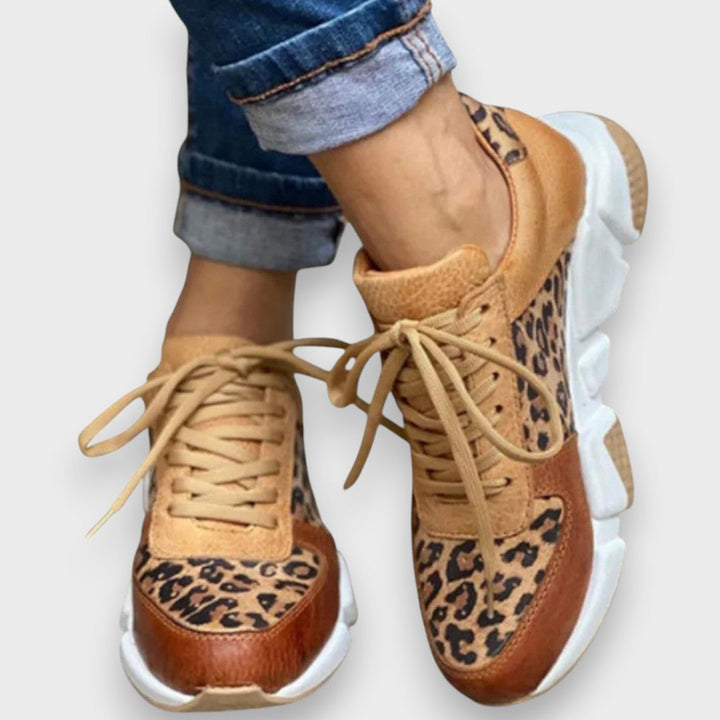 Nuria | Komfortable Leopard Sneakers