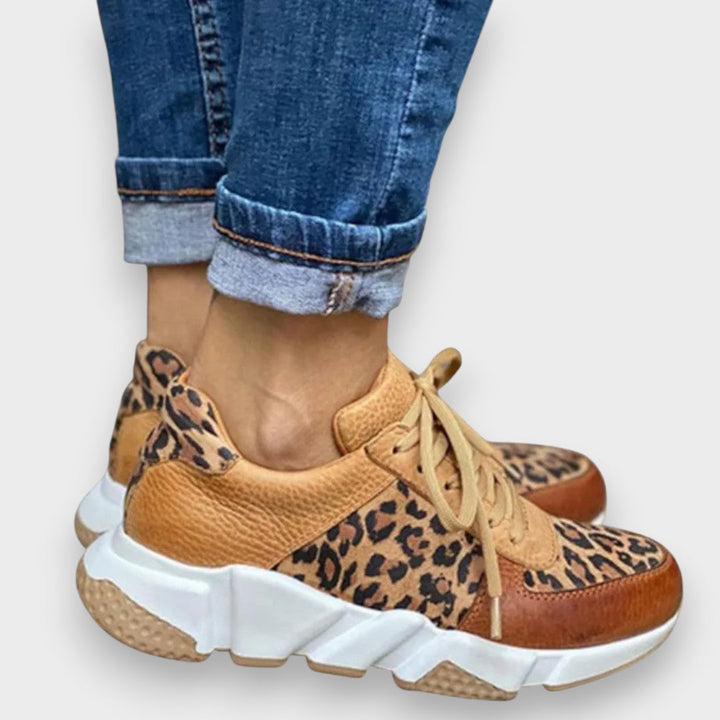 Nuria | Komfortable Leopard Sneakers