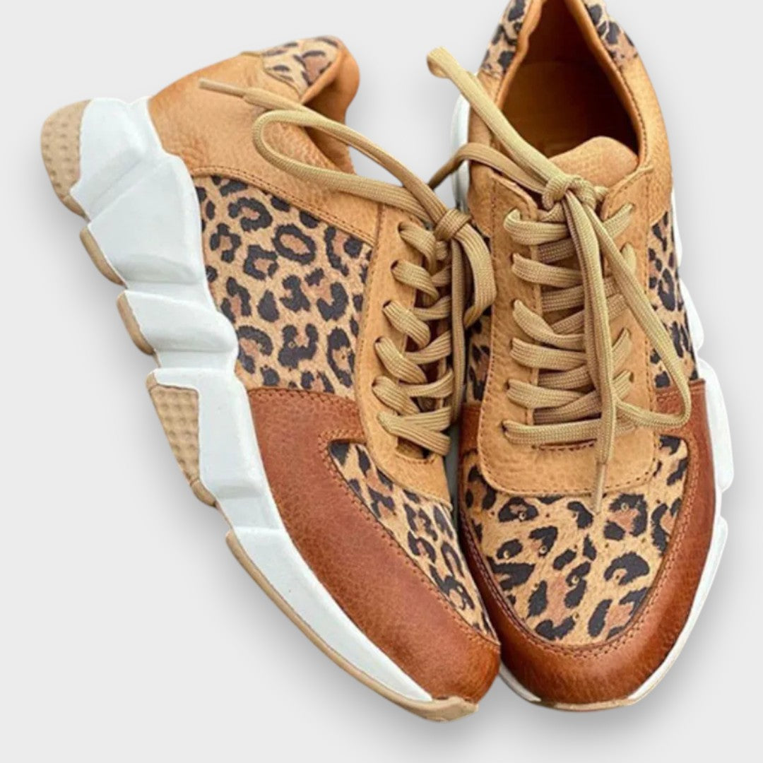 Nuria | Komfortable Leopard Sneakers