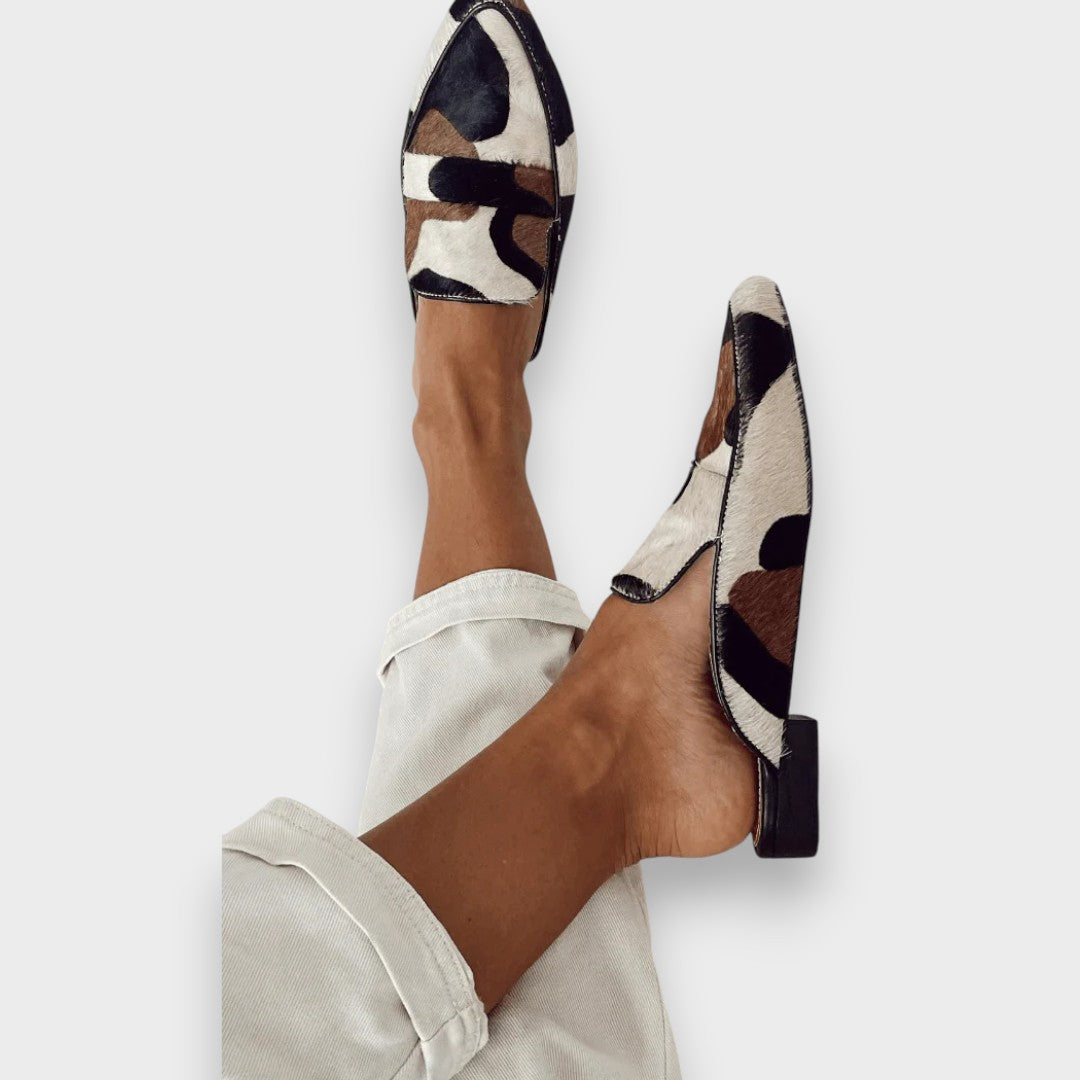 Marlis | Loafers med Abstrakt Mønster