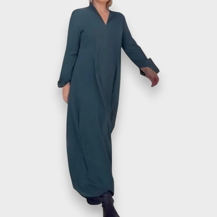 Cécile | Lang Kjole med Side Slids