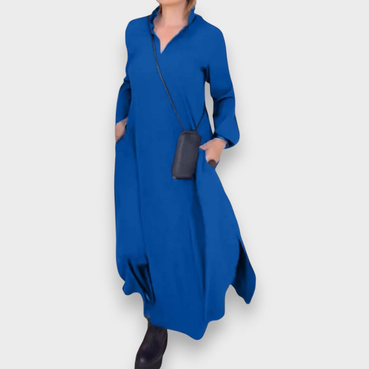 Cécile | Lang Kjole med Side Slids