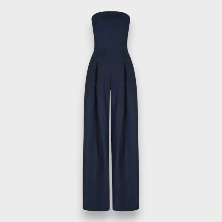 Elke | Strapless Jumpsuit med Bredde Ben