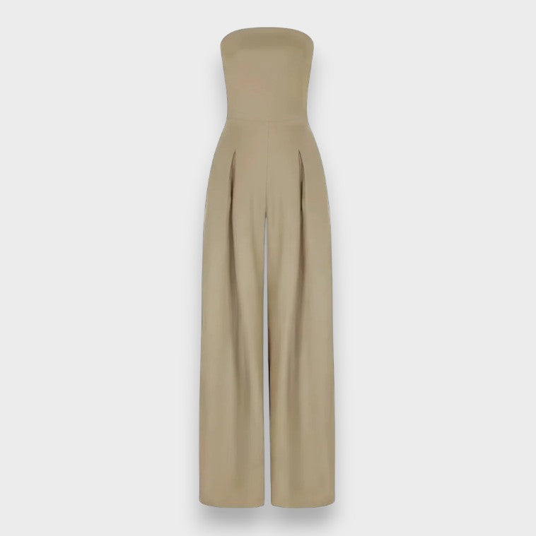 Elke | Strapless Jumpsuit med Bredde Ben