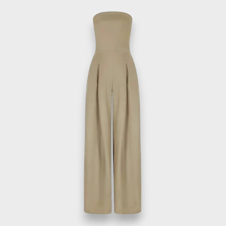 Elke | Strapless Jumpsuit med Bredde Ben