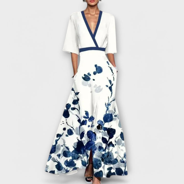 Alma - Elegant Ærmedesign Kvindekjole