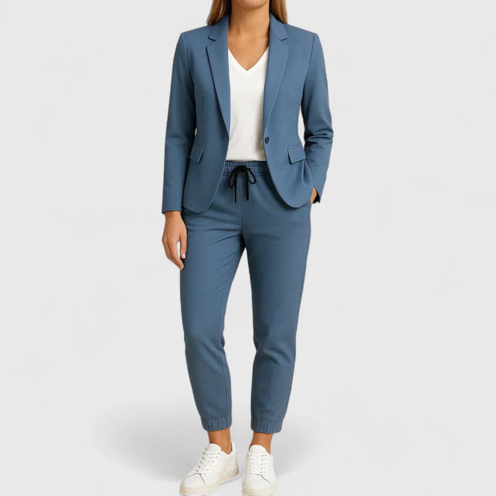 Anastazia - Elegant Sæt med Blazer og Bukser