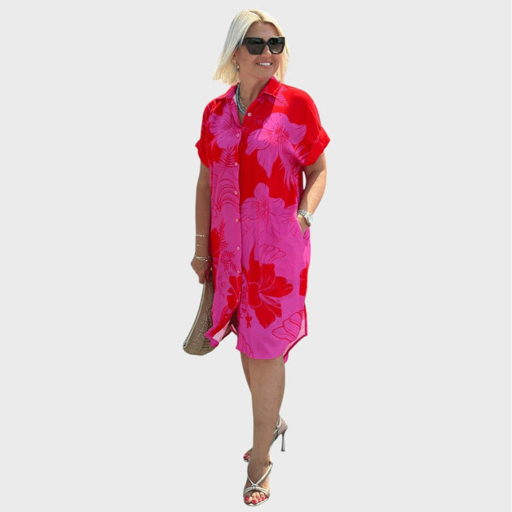 Naomi | Kjole med Blomsterprint
